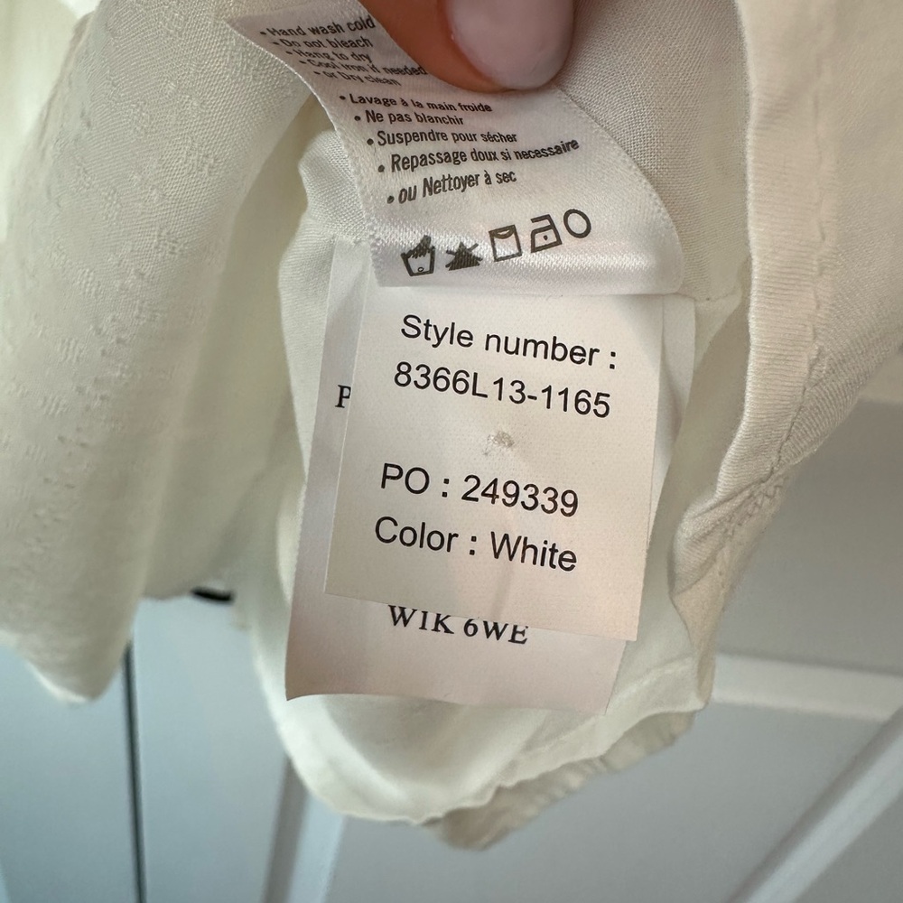 PAIGE Women’s Paradis Mini Dress White (Size M) - Picture 9 of 12